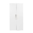Prepac HangUps 36-in W x 72-in H Wood Composite White Wall-mount Utility Storage Cabinet