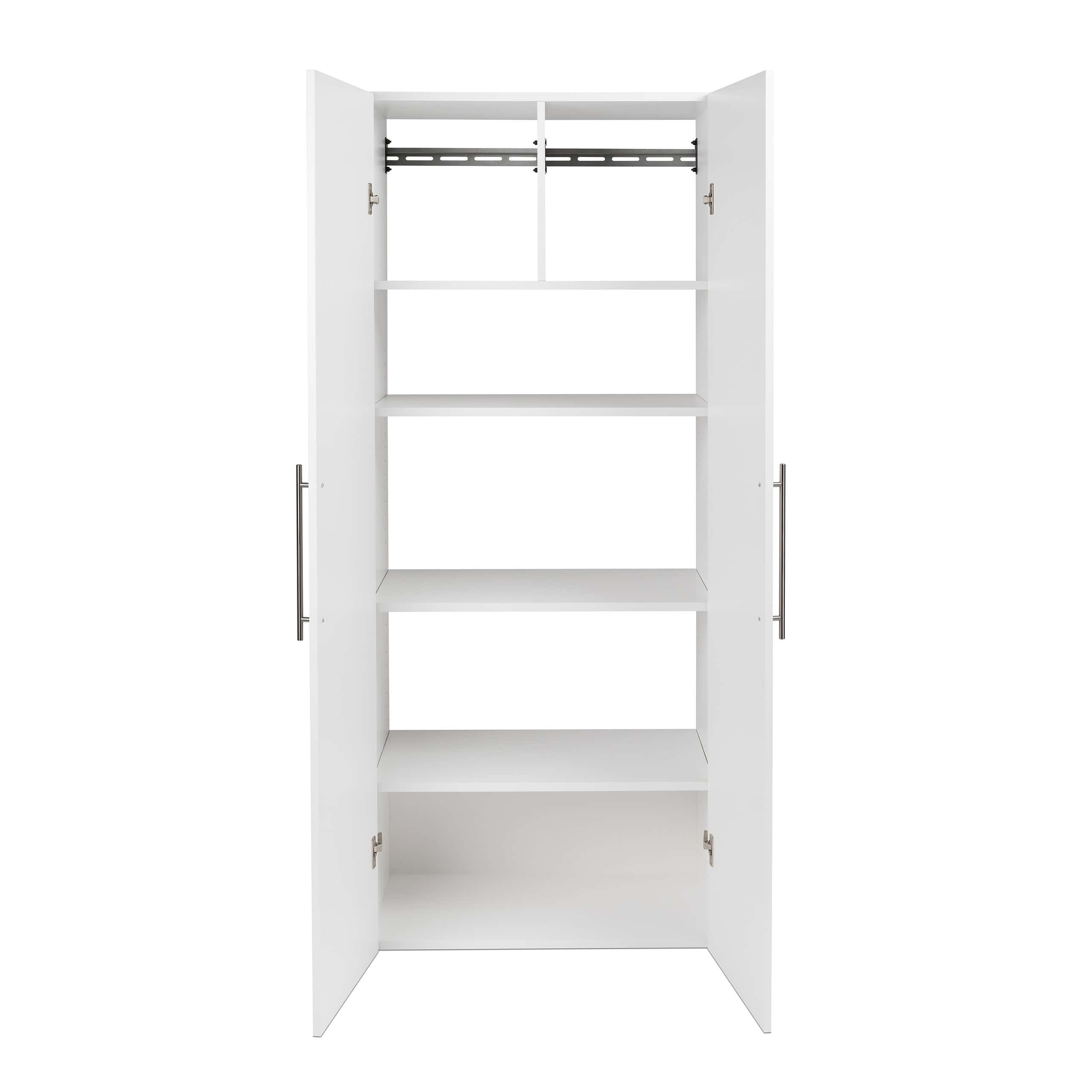Prepac HangUps 30-in W x 72-in H Wood Composite White Wall-mount Utility Storage Cabinet Prepac HangUps 30-in W x 72-in H Wood Composite White Wall-mount Utility Storage Cabinet - Image 4
