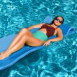 TRC Recreation Splash 1.25" Thick Foam Pool Float Mat, Tropical Teal