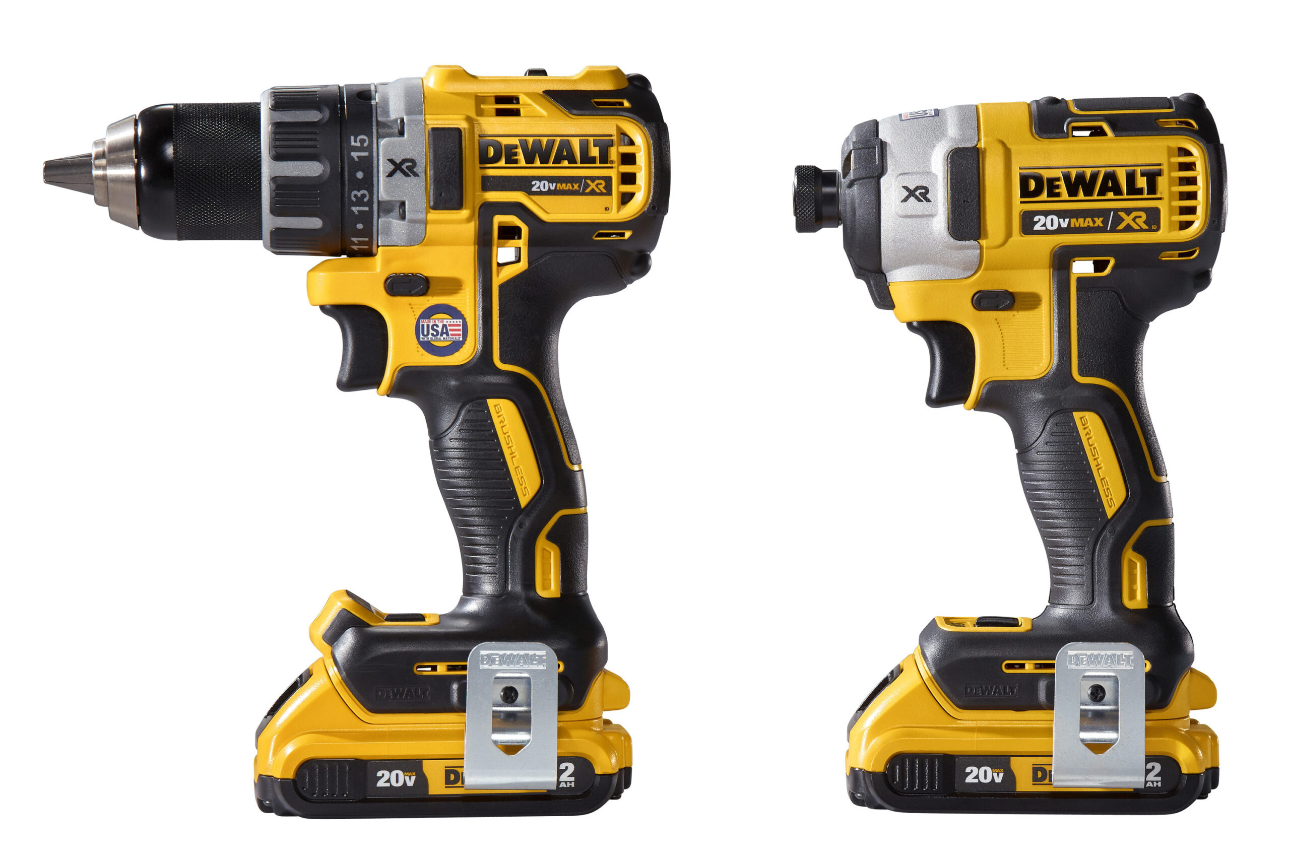 DEWALT XR 2-Tool 20-Volt Max Brushless Power Tool Combo Kit with Soft Case (2-Batteries and charger Included) DEWALT XR 2-Tool 20-Volt Max Brushless Power Tool Combo Kit with Soft Case (2-Batteries and charger Included) - Image 2