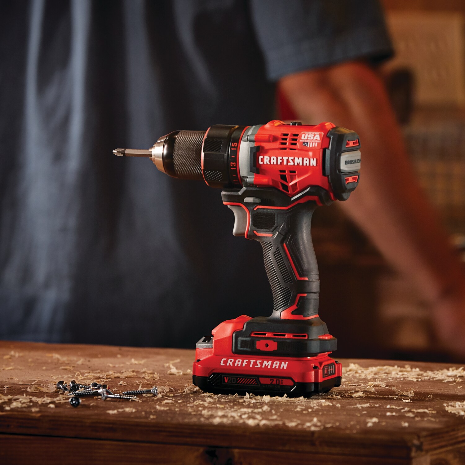 CRAFTSMAN V20 20-volt 1/2-in Brushless Cordless Drill(2 Li-ion Batteries Included and Charger Included) CRAFTSMAN V20 20-volt 1/2-in Brushless Cordless Drill(2 Li-ion Batteries Included and Charger Included) - Image 20