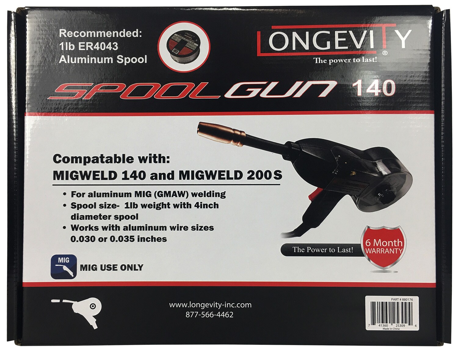 Longevity 120-Volt 140-Amp Mig Flux-cored Wire Feed Welder Longevity 120-Volt 140-Amp Mig Flux-cored Wire Feed Welder - Image 6