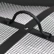 Sunnydaze Outdoor Heavy-Duty Steel Mesh Round Camp Fire Pit Spark Screen Lid with Handle - 36" - Black