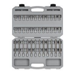 TEKTON 36-Piece 3/8-in Drive Set Tamper-Proof Torx Bit Tamper-Proof Driver Socket Set