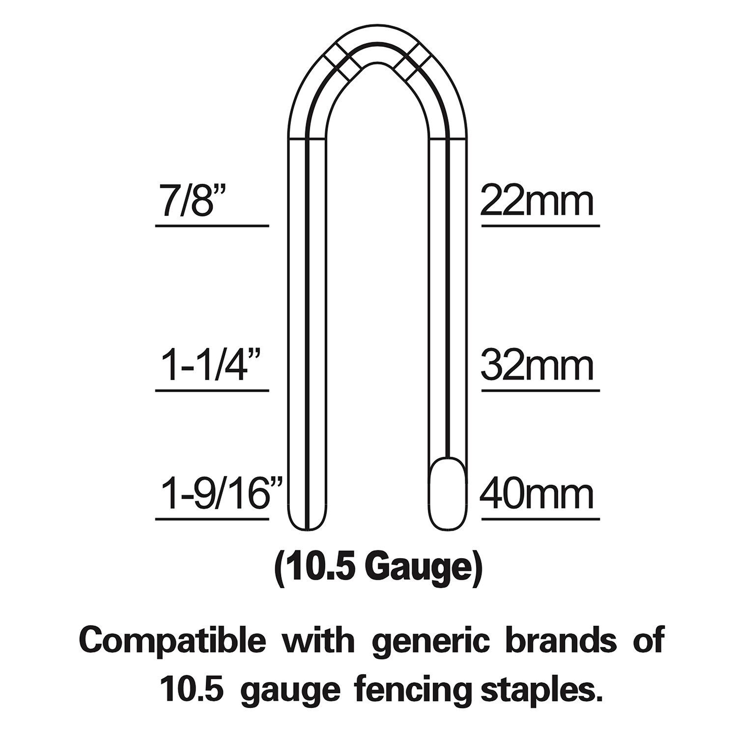 FREEMAN 10.5-Gauge Fencing Stapler 1/2-in Medium Crown Construction Pneumatic Stapler FREEMAN 10.5-Gauge Fencing Stapler 1/2-in Medium Crown Construction Pneumatic Stapler - Image 6