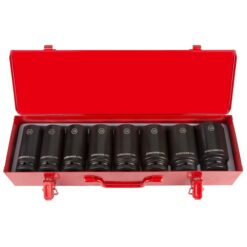 STEELMAN 8-Piece Metric 3/4-in Drive Set 6-point Impact Socket Set