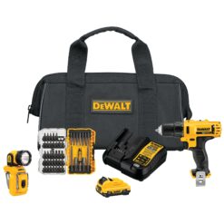 DEWALT 2-Tool 12-Volt Max Power Tool Combo Kit with Soft Case (1-Battery and charger Included)