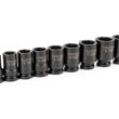 TEKTON 9-Piece Standard (SAE) 1-in Drive Set 6-point Impact Socket Set