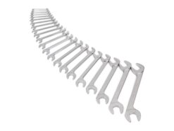 TEKTON 22-Piece Set Metric Standard Open End Wrench
