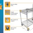 Bostitch 39.00-in H Rolling Chrome Steel Portable Work Bench