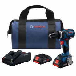 Bosch 1/2-in Core18V-Amp Variable Speed Brushless Cordless Hammer Drill (2-Batteries Included)