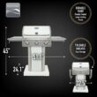 Kenmore Pearl 3-Burner Liquid Propane Gas Grill