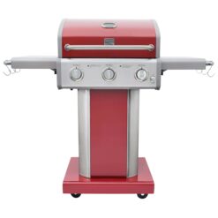 Kenmore Red 3-Burner Liquid Propane Gas Grill