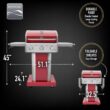 Kenmore Red 3-Burner Liquid Propane Gas Grill