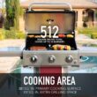 Kenmore Red 3-Burner Liquid Propane Gas Grill