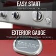 Kenmore Red 3-Burner Liquid Propane Gas Grill