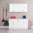 Prepac Elite 32-in W x 36-in H Wood Composite White Freestanding Utility Storage Cabinet