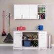 Prepac Elite 32-in W x 36-in H Wood Composite White Freestanding Utility Storage Cabinet