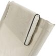 Sunnydaze Decor 2 Gray Metal Frame Chaise Lounge Chair(s) with Off-white Sling Seat