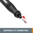 WORX POWER SHARE 46-Piece Variable Speed Corded 20-volt Max Multipurpose Rotary Tool with Soft Case