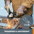WORX 4.5-in 20-volt Max Sliding Switch Brushless Cordless Angle Grinder (Charger Included and 1-Batteries)