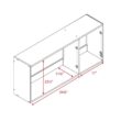 Prepac Elite 54-in W x 24-in H Wood Composite White Wall-mount Utility Storage Cabinet