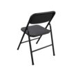COSCO Premium 5-Piece Fabric Folding Chair & Classic 34"Vinyl Card Table Set, Black COSCO Premium 5-Piece Fabric Folding Chair & Classic 34"Vinyl Card Table Set, Black