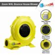 Zoom 1 HP Inflatable Bounce House Blower Air Pump Fan, W4L 750 Watt Zoom 1 HP Inflatable Bounce House Blower Air Pump Fan, W4L 750 Watt