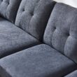 Honbay Sectional Sofa, Bluish Gray Fabric