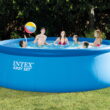 Intex 15ft x 48in Easy Swimming Pool Kit w/ 1000 GPH GFCI Filter Pump 26167EH
