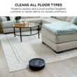 Shark EZ Robot Vacuum with Self-Empty Base, Row-by-Row Cleaning, Powerful Suction, Perfect for Pet Hair, Wi-Fi, Carpets & Hard Floors, RV910S
