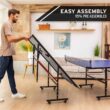 HEAD 1-1-33012-DS 12 Millimeter Surface Match Point Ping Pong Table with Net