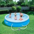 Bestway 12ft x 30in Fast Set Above Ground Swimming Pool w/ Filter Pump (2 Pack)