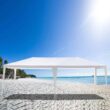 UBesGoo Canopy Wedding Tent Outdoor Camping Gazebo Canopy with 4 Sidewalls Canopy (10" X 20")