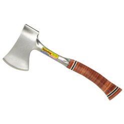 Estwing Sportsman's Axe - 12" Camping Hatchet with Forged Steel Construction & Genuine Leather Grip - E14A 12" (Inches)