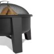 23'' H x 35'' W Iron Wood Burning Outdoor Fire Pit