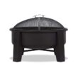 23'' H x 35'' W Iron Wood Burning Outdoor Fire Pit