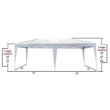 Ktaxon 10'x20' Easy Pop Up Wedding Party Tent Folding Gazebo Beach Canopy W/Carry Bag