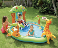 Intex Jungle Play Center Inflatable Pool with Sprayer - 85" X 74" X 49"