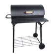 UTEN Outdoor BBQ Grill Charcoal Barbecue Pit Backyard Meat Cooker Smoker Black