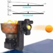OUKANING Table Tennis Robot Ping Pong Ball Training Machine Ping Pong Robots Professional