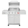Royal Gourmet GA4402S Stainless Steel 4-Burner BBQ Cabinet Style Gas Grill with Sear Burner and Side Burner Silver