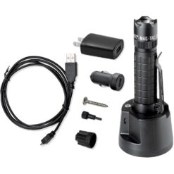 Maglite Instrument TRM1RA4 Mag-TAC LED Rechargeable Flashlight - Crown Bezel