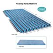 Aqua Supersized Party Plank Floating Island Raft Platform Float (2 Pack)