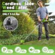 Cordless Grass String Trimmer Lightweight Weed Eater, 21V 3-in-1 Electric Weed Trimmer/Wacker with 2 Batteries Cordless Grass String Trimmer Lightweight Weed Eater, 21V 3-in-1 Electric Weed Trimmer/Wacker with 2 Batteries