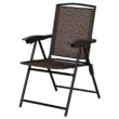 Gymax 4PCS Adjustable Folding Fabric Chair Powder Coated Steel Tube Frame Indoor Outdoor