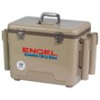 Engel Coolers 30 Quart Leak Proof Insulated Cooler Drybox with 4 Rod Holders