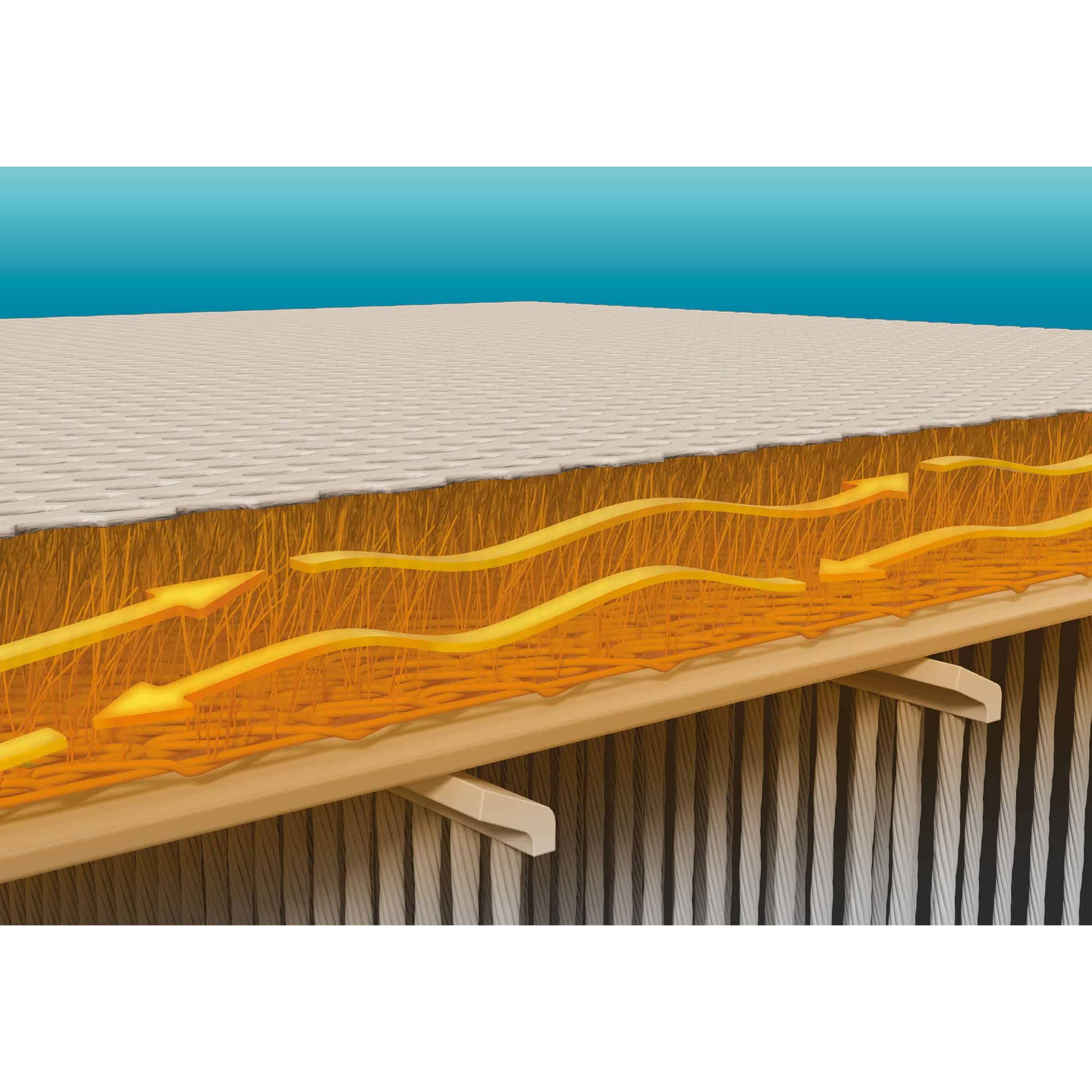 Intex 64477ED Queen Size Thermalux Airbed with Fiber-Tech Technology, Gold Intex 64477ED Queen Size Thermalux Airbed with Fiber-Tech Technology, Gold - Image 6