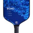 Wilson Echo Camo Pickleball Paddle, Fiberglass Composite Classic Shape - Blue