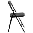 Flash Furniture 5 Piece Black Folding Card Table and Chair Set